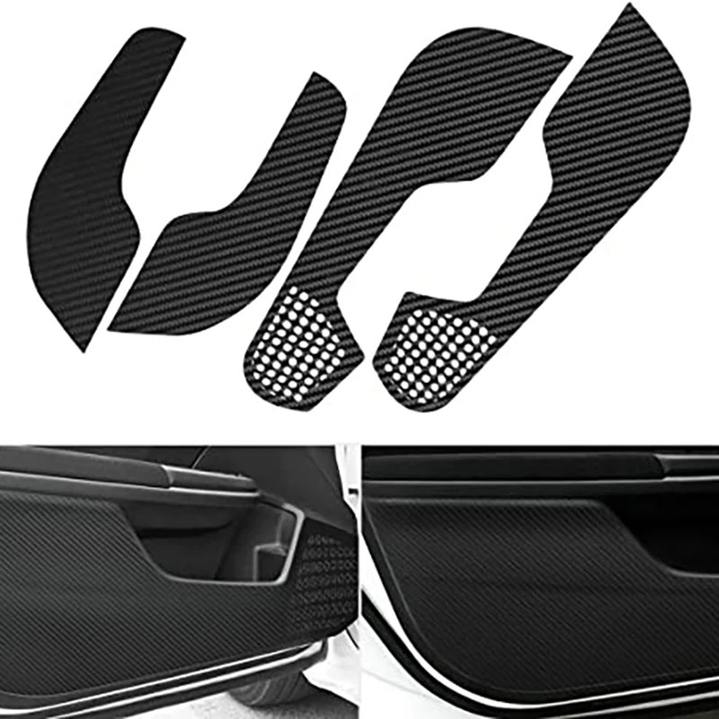 

Car 4X Door PVC Anti Kick Pad Protector Trim Cover Fit for Honda Civic 10Th Generation 2016 2017 2018 2019 Accessories