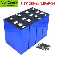 varicore 3 2v 280ah lifepo4 battery diy 12v 24v 280ah rechargeable battery pack for electric car rv solar energy nut