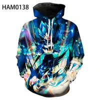 2021 dragon ball boys and girls 3d printing anime wukong cool hoodie fashion loose long sleeve spring and autumn pullover
