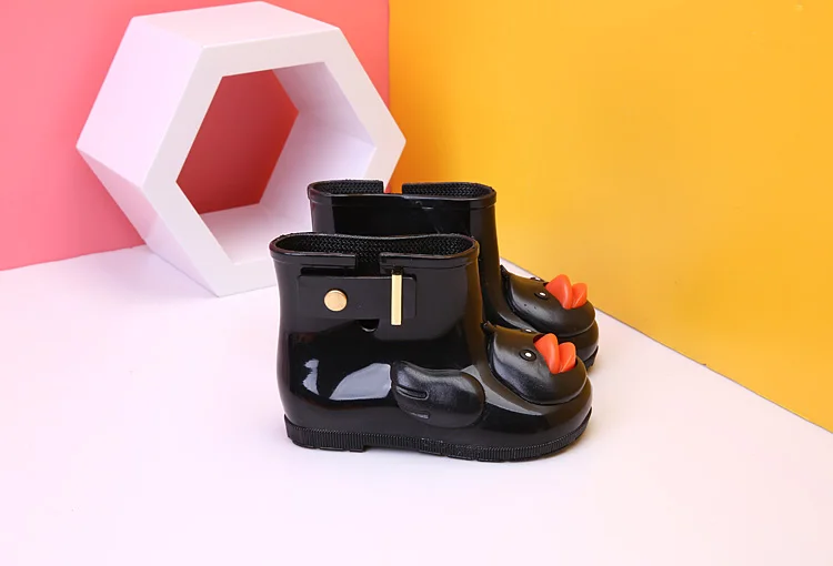 Mini Melissa/3 цвета; резиновые сапоги; Новинка года; нескользящие желе резиновые сапоги для мальчиков и девочек; Melissa; обувь с Микки Маусом; прозрачная детская водонепроницаемая обувь