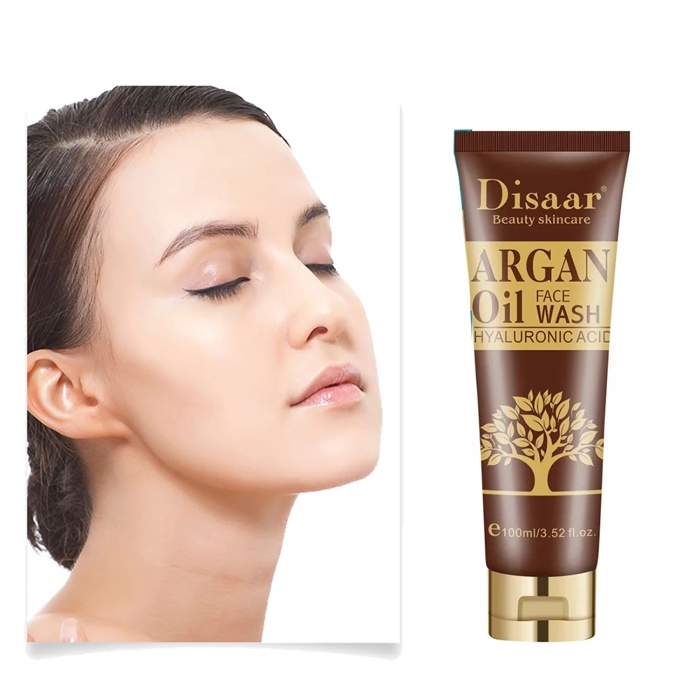 

100ml Argan Oil Moisturizer Cleanser Face Washing Oil Control Exfoliating Blackhead Remover Facial Pore Skin Care Facial Cleanse