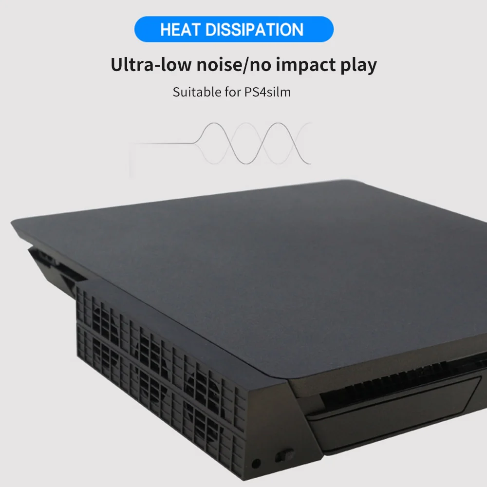 Вентилятор охлаждения ABS для Sony Play Station 4 PS4 Slim 3 вентилятора умный термостат |