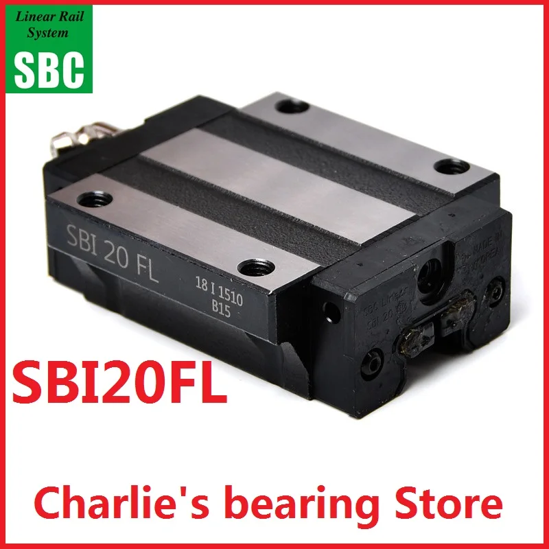 1 шт. 100% новый корейский SBC линейный направляющий фланец скользящий подшипник SBI20FL