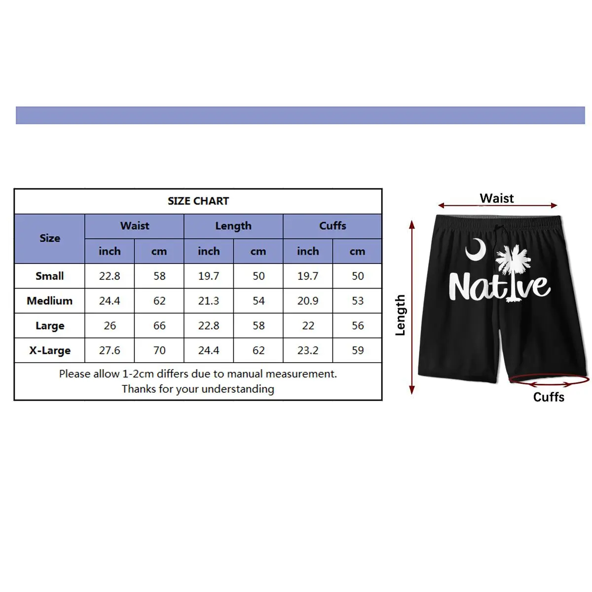 

South Carolina Native New Summer Young Shorts Beach Sports Fitness Bodybuilding Workout Breathable Mesh Sportswear