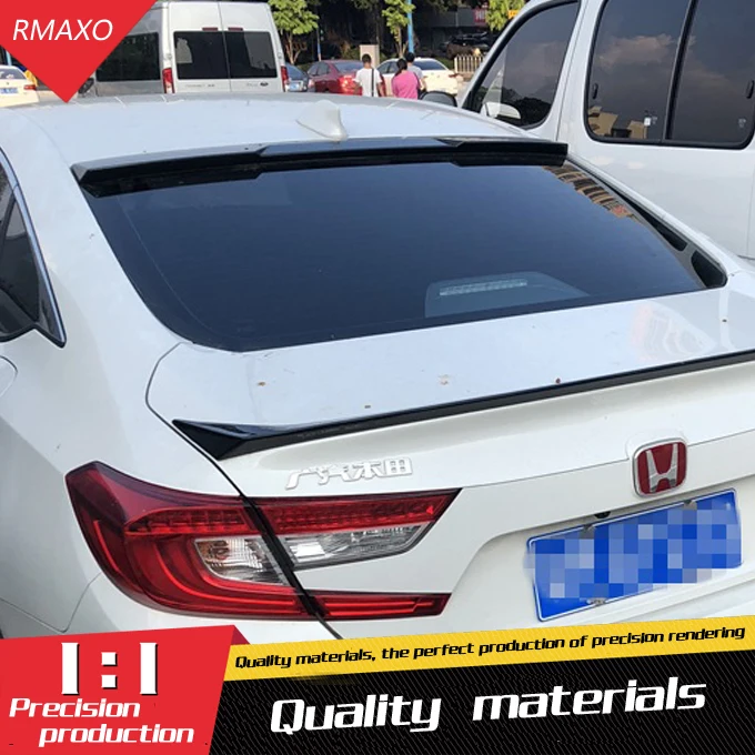 Спойлер на крышу для Honda Accord 2018 2019 ACK ABS Материал заднее крыло автомобиля праймер
