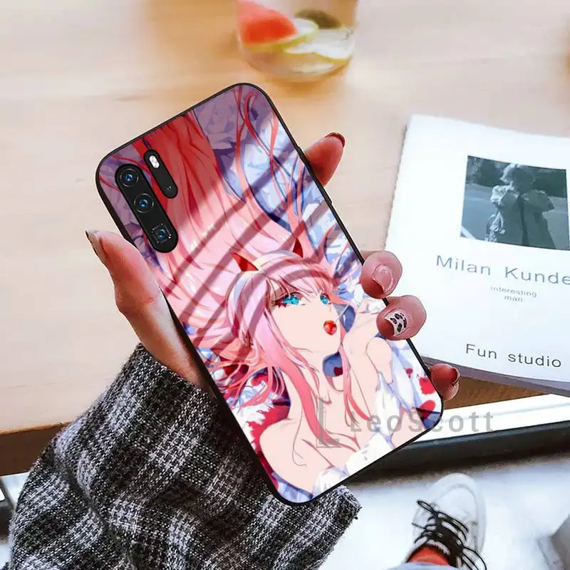 

Zero Two Darling in the Fran Anime Phone Case For Huawei P9 P10 P20 P30 Pro Lite smart Mate 10 Lite 20 Y5 Y6 Y7 2018 2019