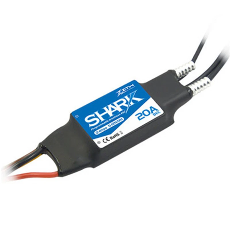 ZTW Shark 20A 30A 40A 50A водоохлаждаемый бесщеточный Esc водонепроницаемый двухсторонний Rc