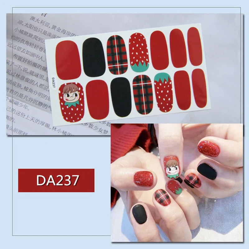 Nail Sticker Full Waterproof Various Types One-tear-off KG66 | Красота и здоровье