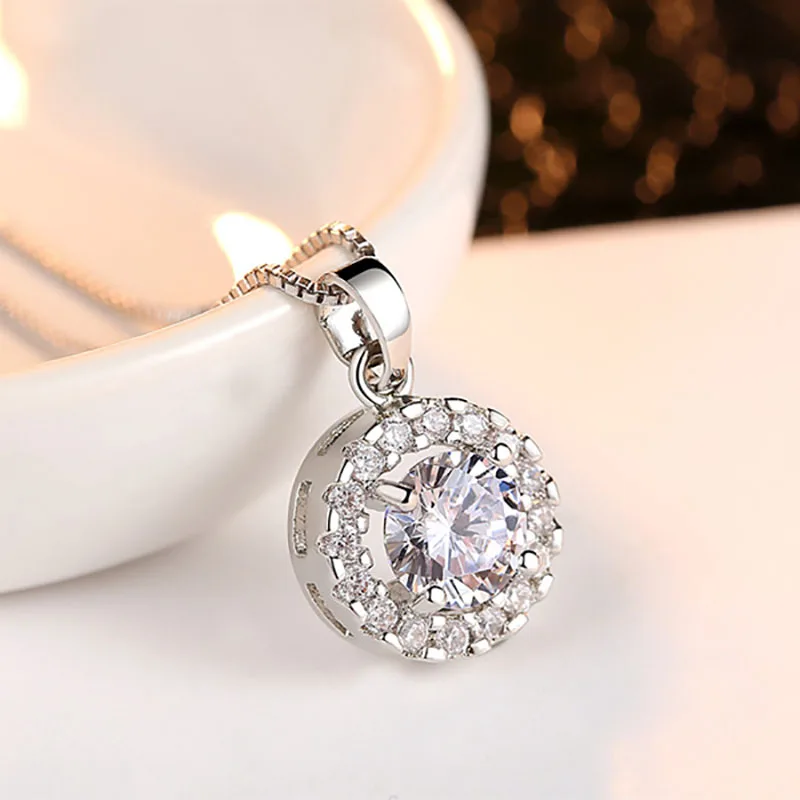 Набор женских ювелирных изделий со стразами с цирконом | Украшения и аксессуары