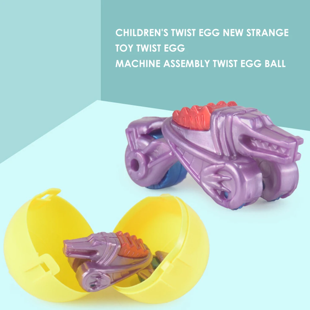 New Twisted Egg Figure Toy Mini Dolls Children Portable Interactive Plastic Capsules Balls Present for Vending Machine | Игрушки и хобби