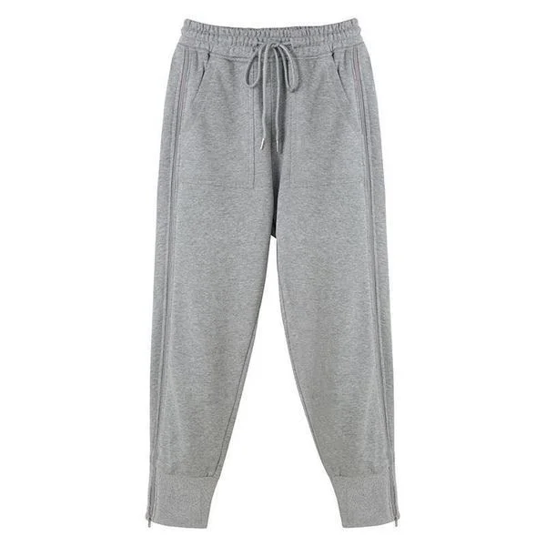 

Figure Sports Side Zipper Female Fashion Loose and Slimming
