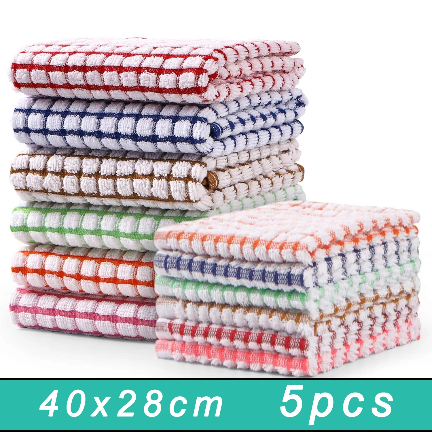 

Thick Kitchen Dish Cloth Microfiber Cleaning Towel Super Absorbent Non-stick Oil Reusable Wiping Rags Utensils for Kitchen