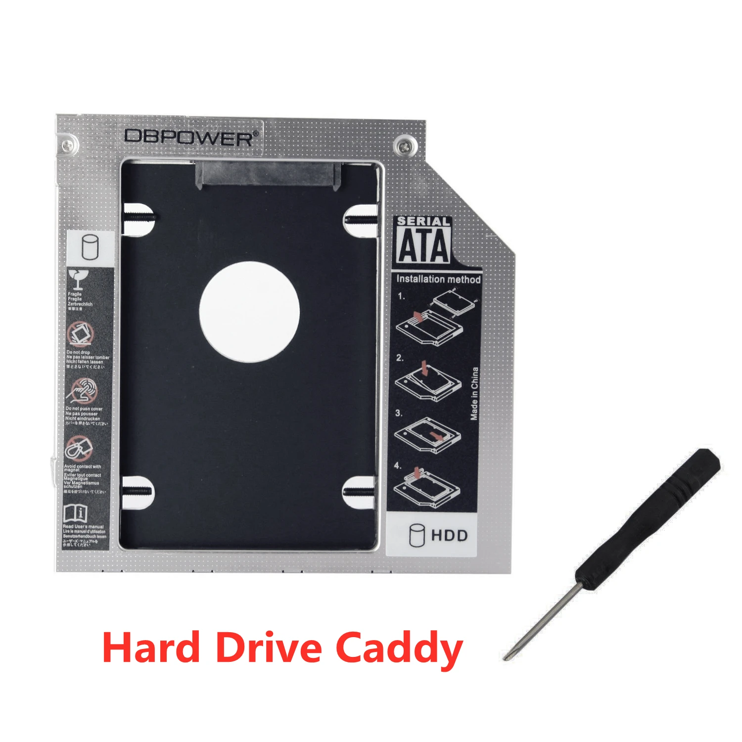 Bevigac 2 5 дюймовый й SSD жесткий диск HDD Caddy адаптер Bay 9 мм SATA к для HP Dell Acer BenQ ASUS Lenovo