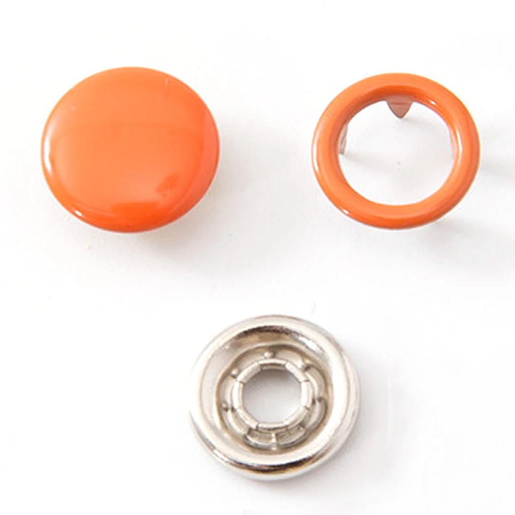 

200PCS/Set Grommet Tool Kit Eye Button Hollow Color Five-Prong Snap Button Set For Baby Childrens Clothing Sewing And Crafting