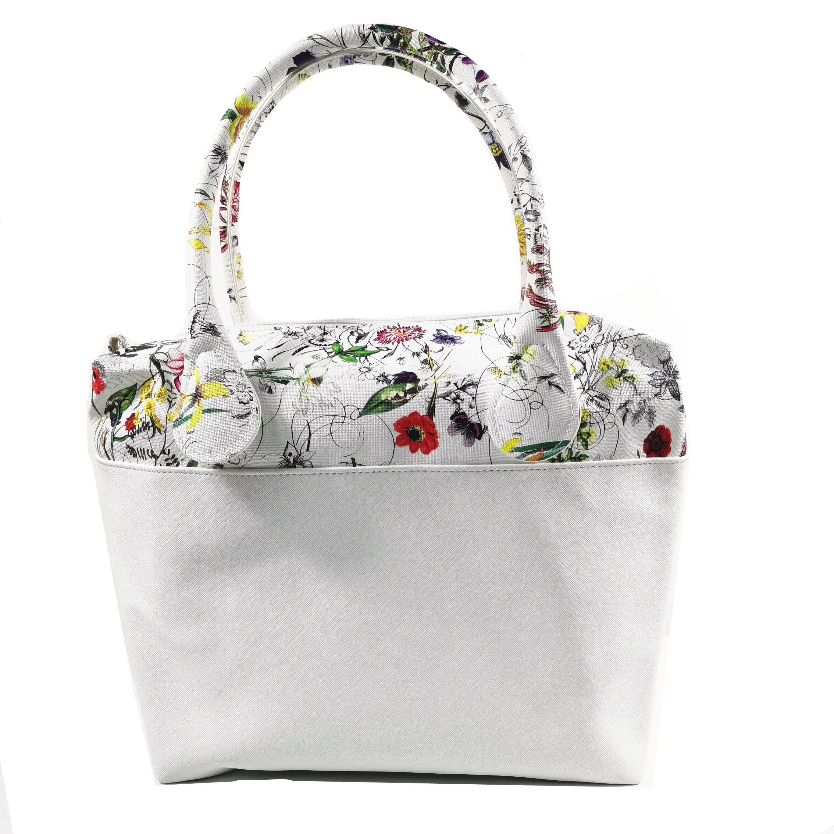

For Obag Classic White Flower Set Urban Handbags Inner And Insert Bags Handles