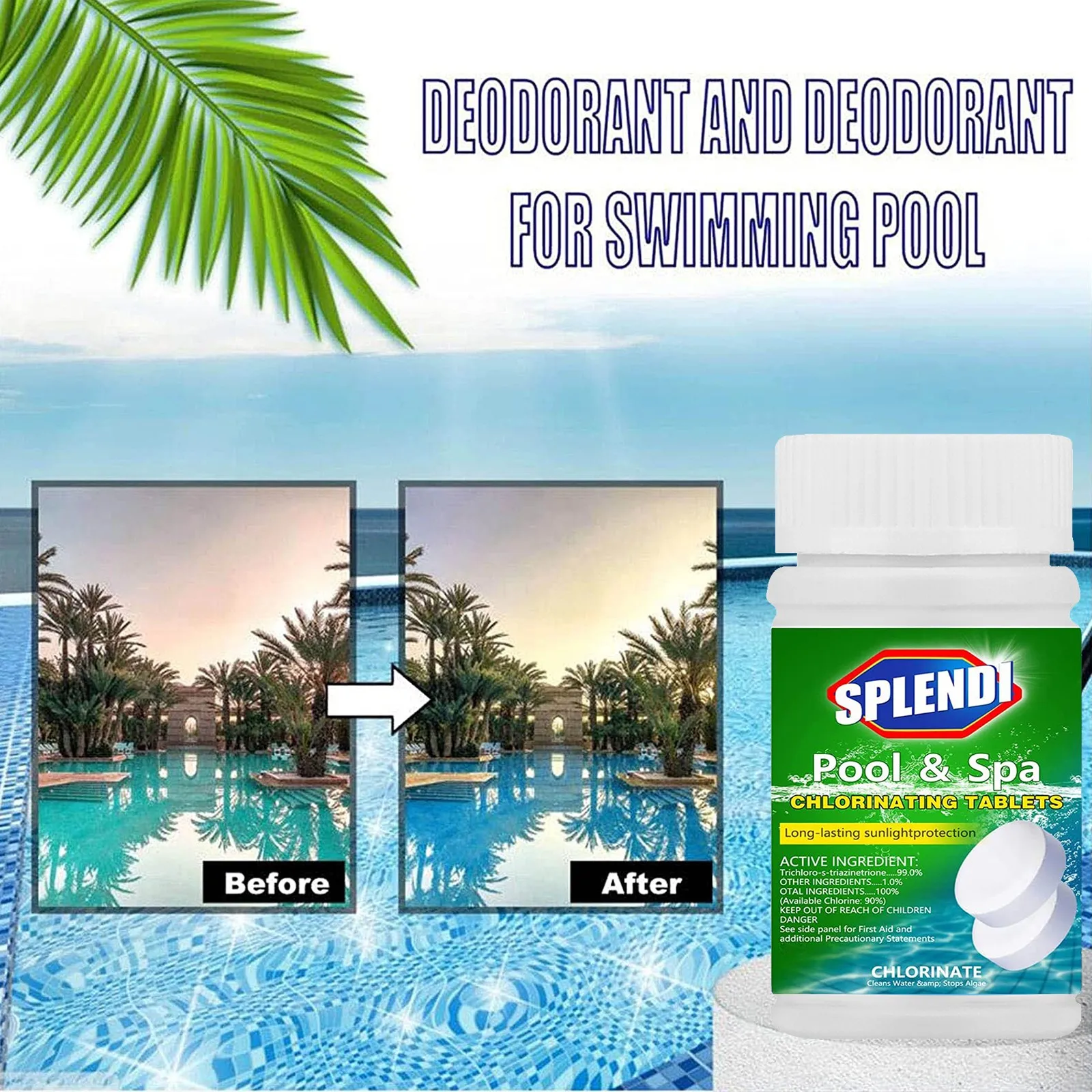 

50 шт/бутылка хлора Планшеты Многофункциональный пятно очиститель Ebullient Планшеты бытовой стерилизации очистки лист инструмент #40