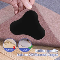 80 hot sales 15pcsset rug gripper non slip reusable washable double sided carpet tape without residue self adhesive carpet