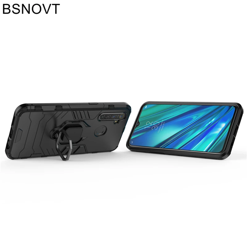 

For OPPO Realme 5 Pro Case Cover Magnetic Armor Finger Ring Cover For OPPO Realme 5 Pro Case For OPPO Realme 5 Pro 6.3" BSNOVT