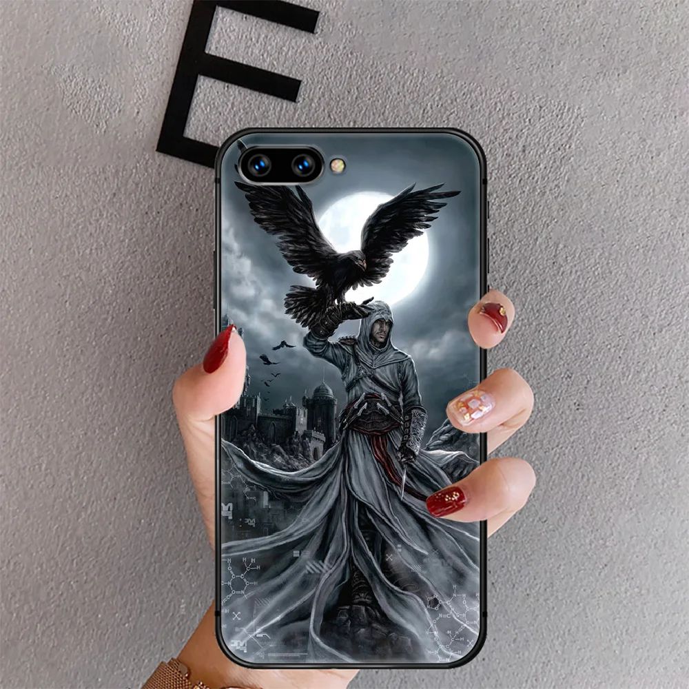 

Assassin Cool Game Phone Case Cover For Huawei Honor Nova 5T 7I 8A 8X 8 9X 9 10 10I 20 30 Pro Lite Black Back Fashion Cover 3D