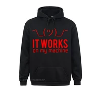 programmer harajuku hoodies computer code it works on my machine mens plain hooded pullover polyester camisa hombre cool man