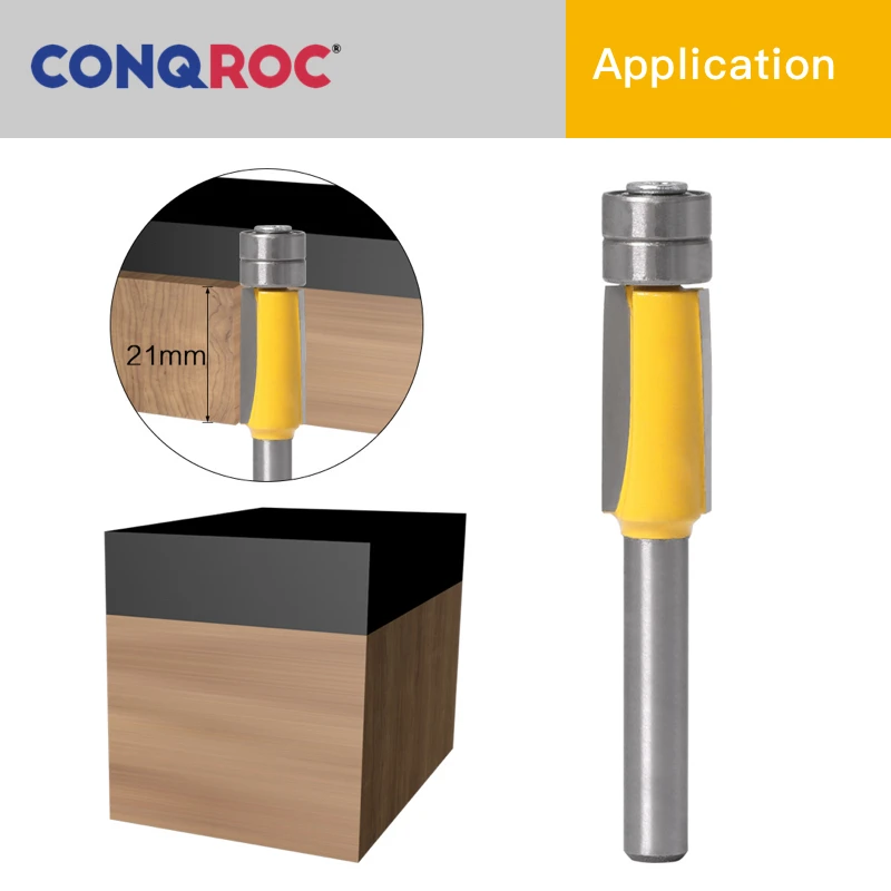 Фрезерный станок с прямым хвостовиком 6 мм фреза двойным подшипником инструмент