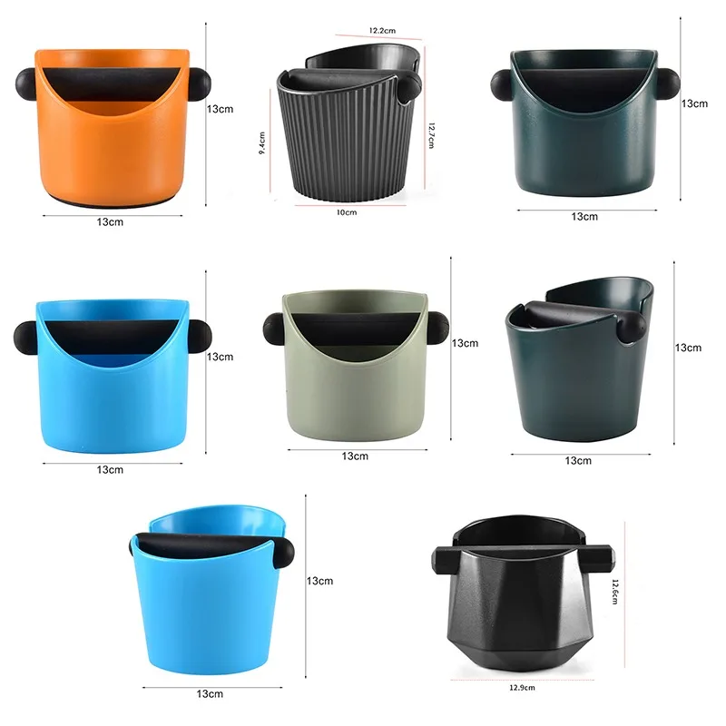 Anti Slip Shock-absorbent Espresso Knock Box Coffee Grind Dump Bin Waste With Detachable Bar For Barista | Дом и сад