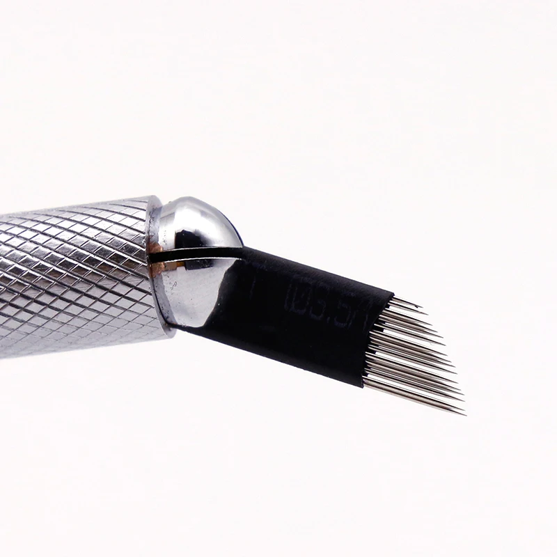 30 шт. черные сверхтонкие иглы для перманентного макияжа |