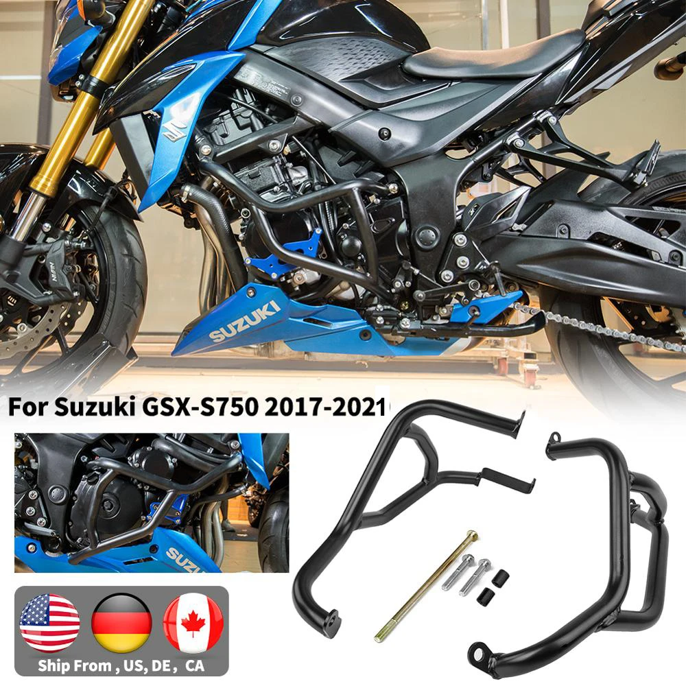 2021 GSX S750 защита двигателя полоса защиты рамы Бампер для Suzuki GSX-S GSXS S 750 2017-2022