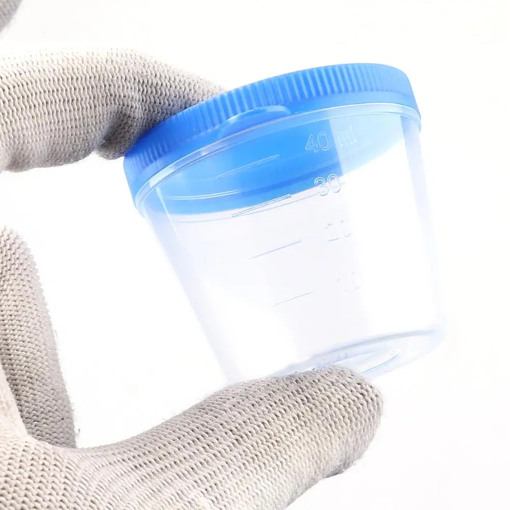 25 одноразовых емкостей для сбора образцов мочи медицинские пластиковые флаконы