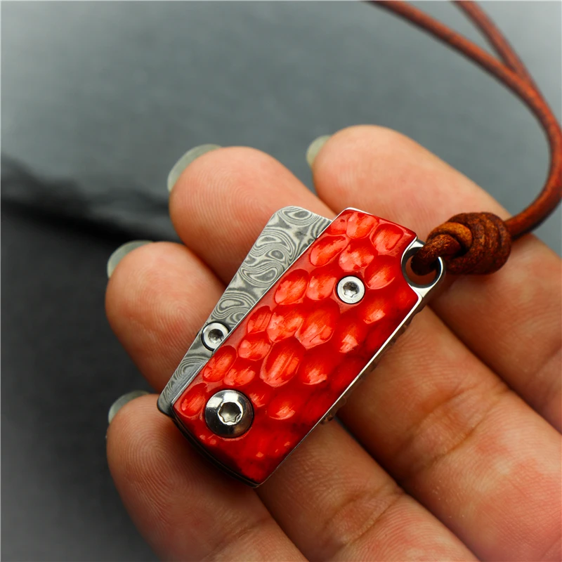 Складной нож из дамасской стали карманный мини-нож для кемпинга и фруктов острый