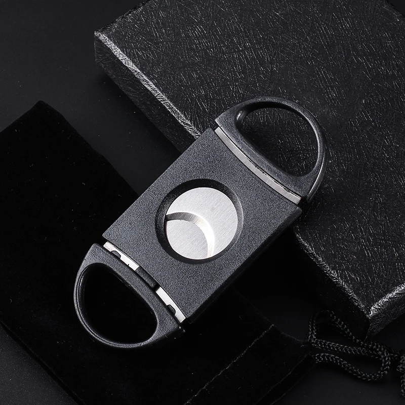 Новинка 1 шт. металлические ножницы для сигар светильник кие черные портативные