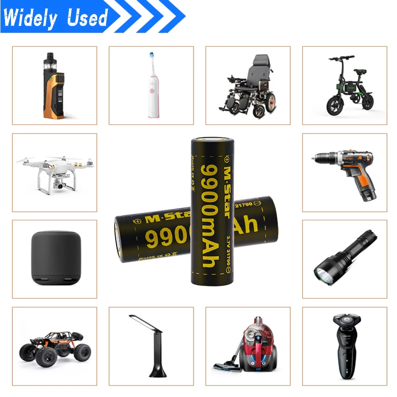 Литий-ионный аккумулятор высокой емкости для электронной сигареты IMR 21700 9900 мАч