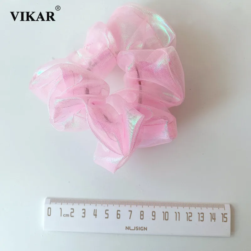 Женские сетчатые резинки для волос VIKAR Прозрачные фиксации хвостиков модные
