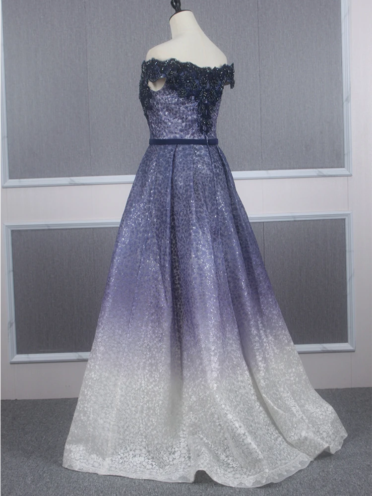 Женское вечернее платье большого размера бальное Черное меняющее цвет вырез