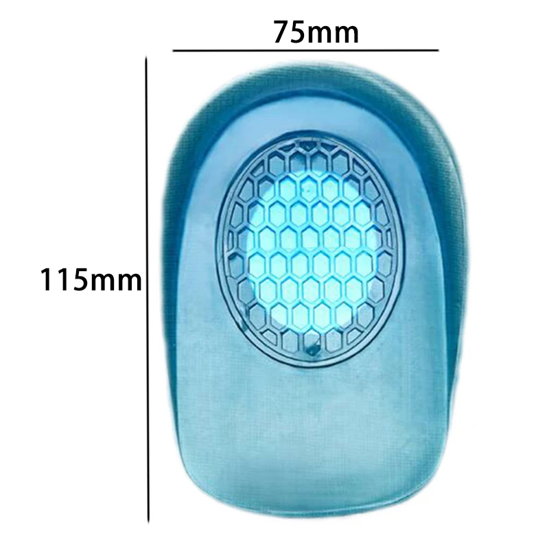 1 пара силиконовых гелевых чашек для пятки поддерживающие колодки обуви