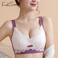 fallsweet sexy lace bralette wire fire bras for women adjustable underwear full cup brassiere thin lingerie 34 to 40 b c d cup
