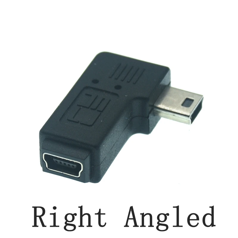 

Mini USB 5Pin Male to Mini USB Female T-port Adapter extend Connector for Mobile Phones MP3 MP4 dash cam vehicle GPS navigator