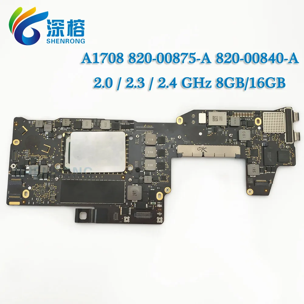 Материнская плата A1708 2 0/2 3/2 4/2 5 ГГц 8 ГБ/16 ГБ для Macbook pro retina 13 3 &quotA1708 логическая 820