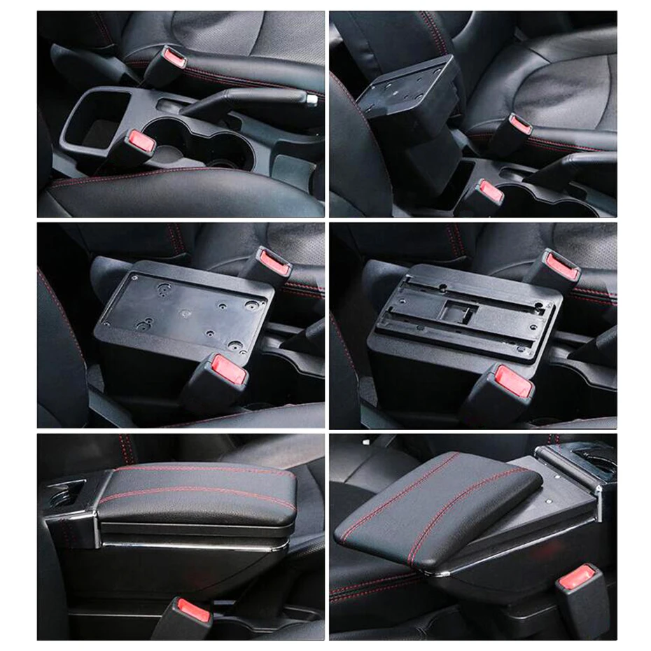 Подлокотник для Skoda Fabia 2 2008-2013 2009 2010 2011 2012 подлокотник подлокотника вращающийся