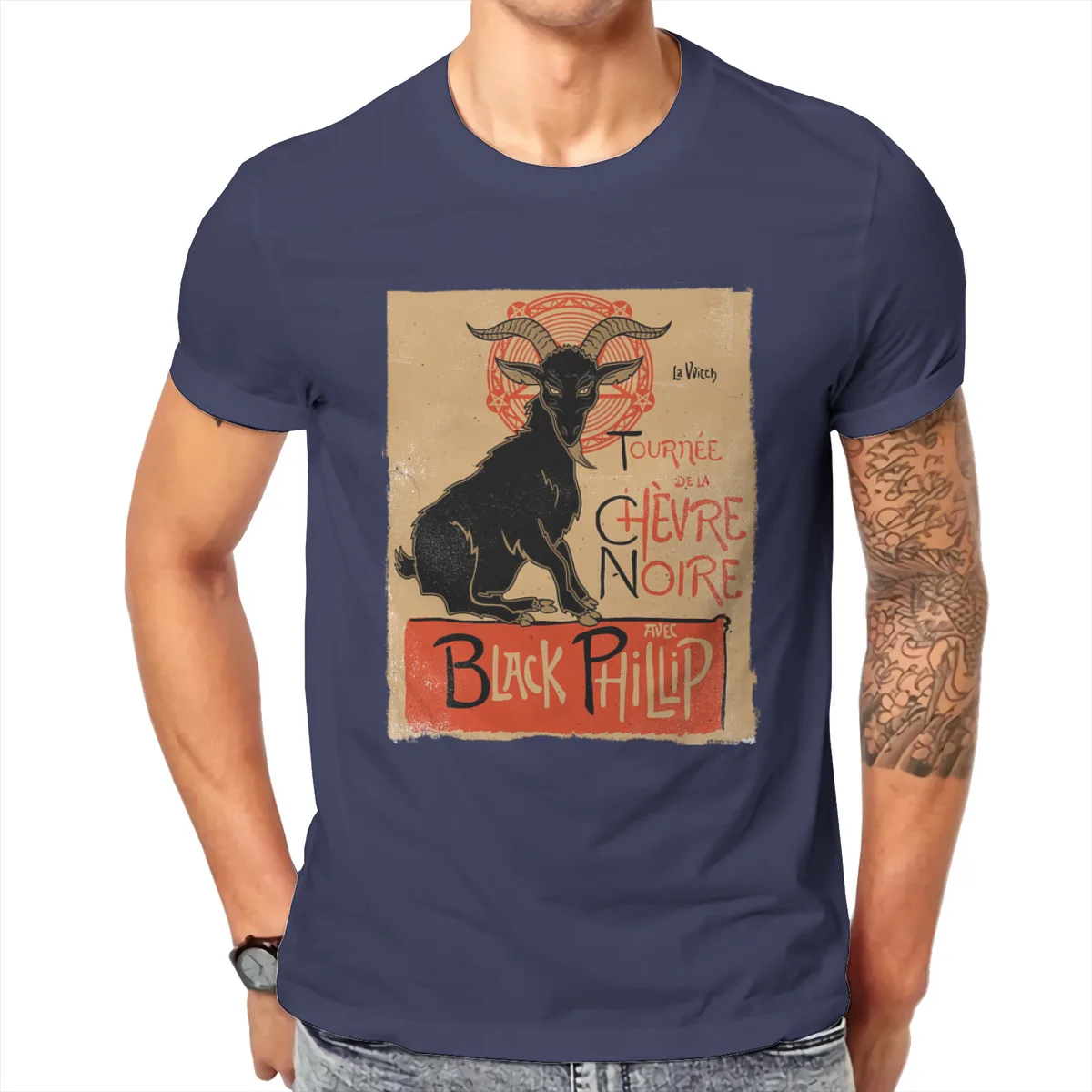 

Black Goat Tour print Men/Women graphic customize Harajuku T-Shirts 138754