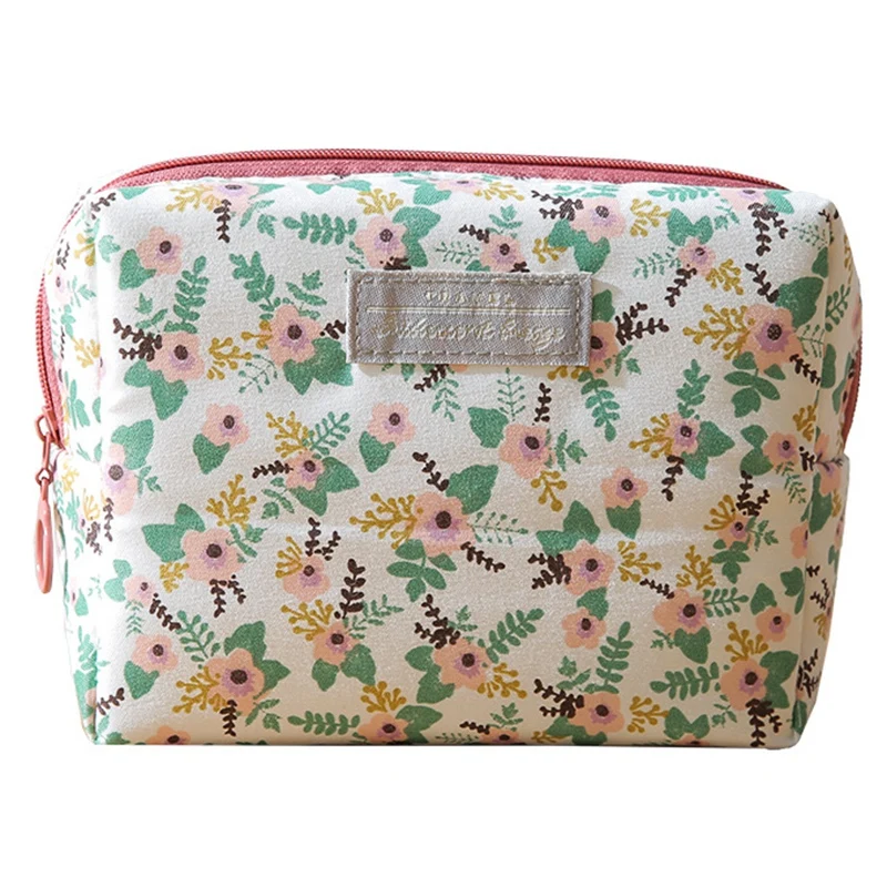 

Модный Портативный кошелек, дорожная косметичка для туалетных принадлежностей, милая Цветочная косметичка, органайзер, косметичка, компле...