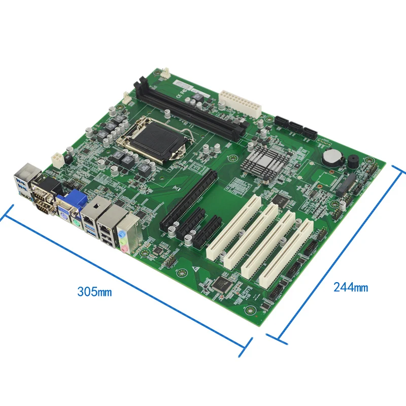 LGA1151 ATX Промышленная материнская плата ddr4 VGA HDMI DP SATA MINI PCIE PCI COM 10 * USB|Материнские