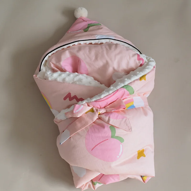 

2020 New born baby items sleeping swaddle blanket baby blanket cotton minky boy girl wrap dou dou para bebe manta envolvente