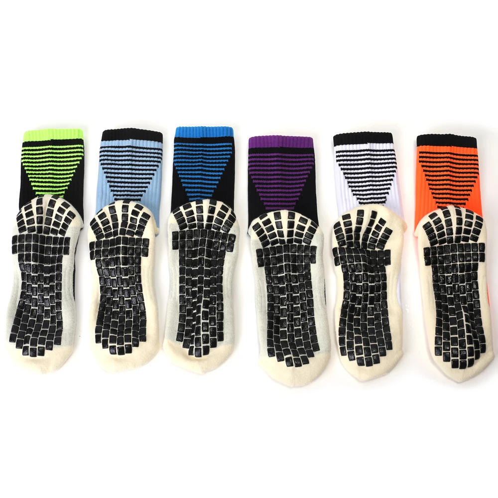 1 пара Нескользящие футбольные носки командные спортивные для занятий на