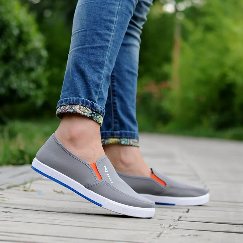 Новинка Мужская Вулканизированная обувь Лидер продаж парусиновые модные