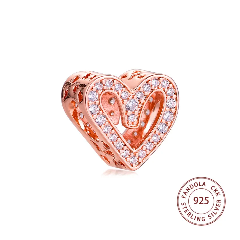 Серебряные бусины для браслета Pandora 925 оригинальные блестящие с подвесками в виде