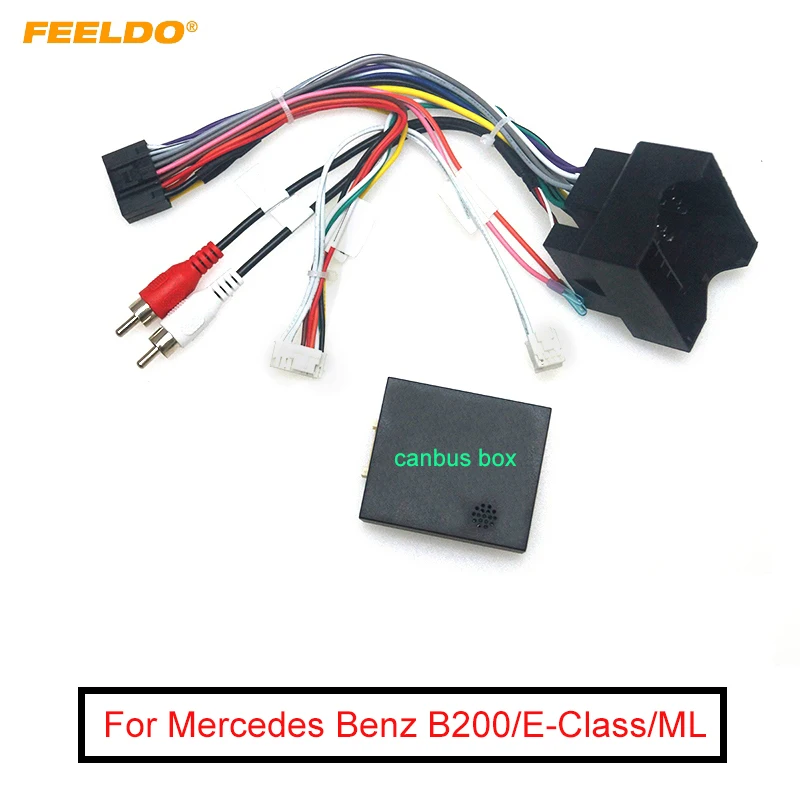Автомобильный 16 контактный кабель электропроводки с Canbus для Mercedes Benz B200/C Class/E