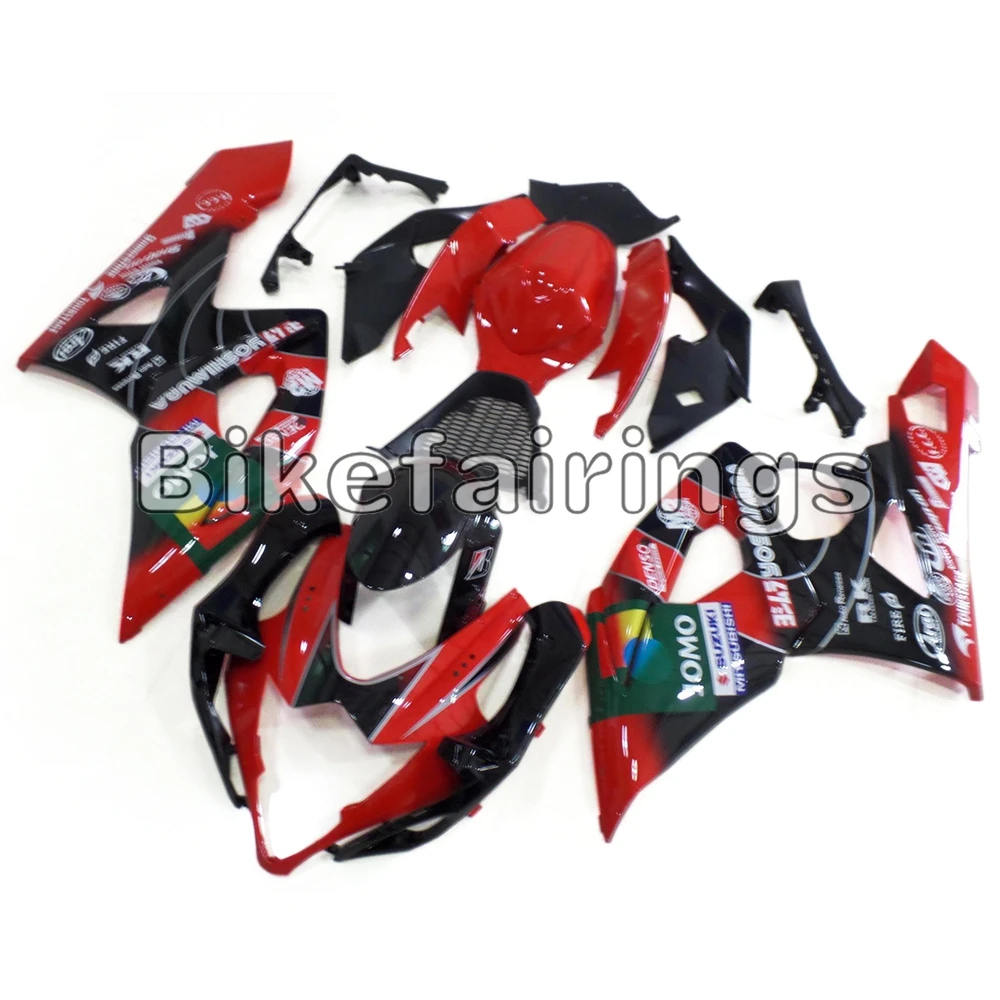 Красные черные и зеленые велосипедные панели подходят для Suzuki GSXR1000 K5 2005 05 06 GSXR 2006