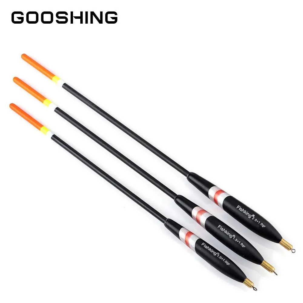 

GOOSHING 3pcs/pack Barguzinsky Fir Float 1.0+1.0g/1.5+1.0g/2.0+1.0g Balsa Bobber Cork Fishing Float For Carp Fishing Tackle