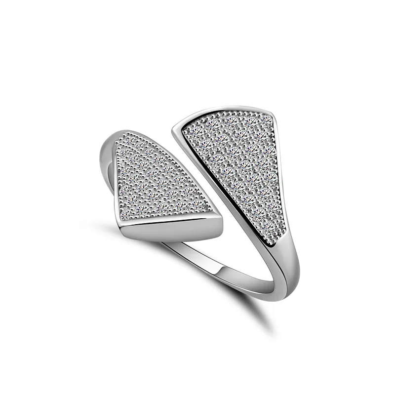 Женское кольцо на указательный палец из серебра 100% пробы | Украшения и аксессуары